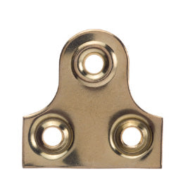 Glass plate - Brass plated